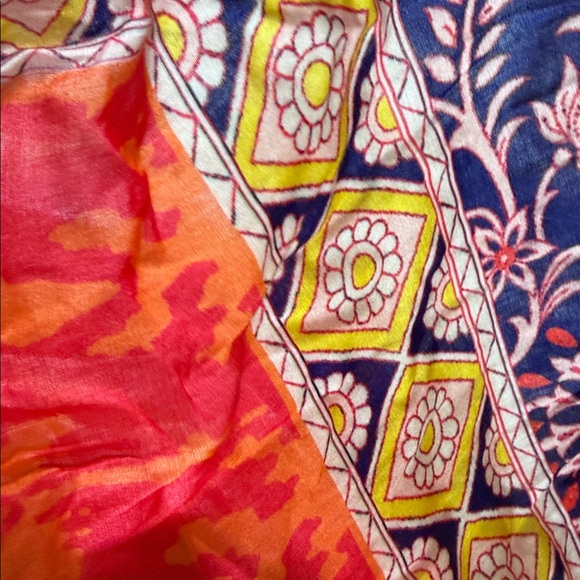 🔘Anthropologie Akemi + Kin Tatiana Boho Cocoon Kimono One Size Patchwork - Picture 5 of 6